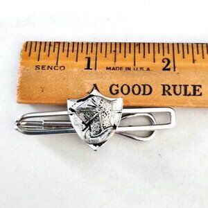 40s 50s Vintage Knight in Armor Tie Clip